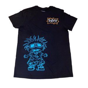 Nickelodeon Rugrats Short Sleeve Tee Shirt Size Medium Men Cotton 1991 Retro